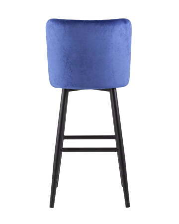 Стул барный Ститч велюр синий (Стул барный Ститч королевский синий)