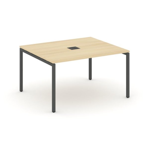 Стол переговорный SN-4P.SPRG-032 (1180х1180х750) (Акация Лорка/Металл Антрацит)