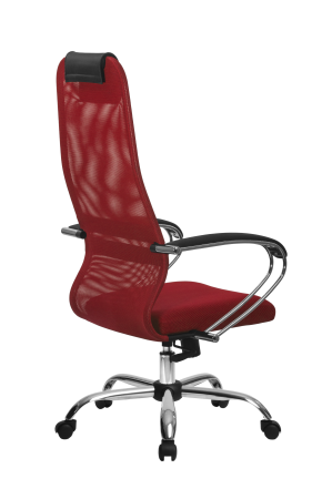 Кресло для руководителя Метта SU-B-8/подл.131/осн.003 (Красный)