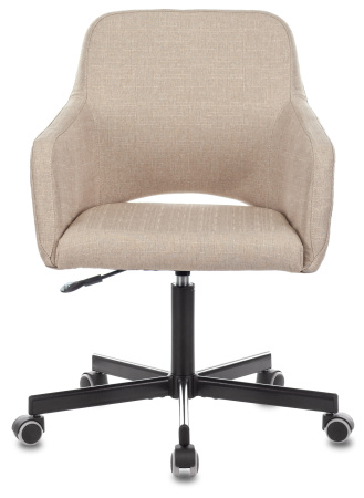 Кресло CH-380M миндальный каппучино 38-402 крестов. металл (Бежевый)