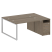 Рабочая станция Metal System Style БО.РС-СТП-2.3 1812x1475x750 (Дуб Наварра/Серый металл)