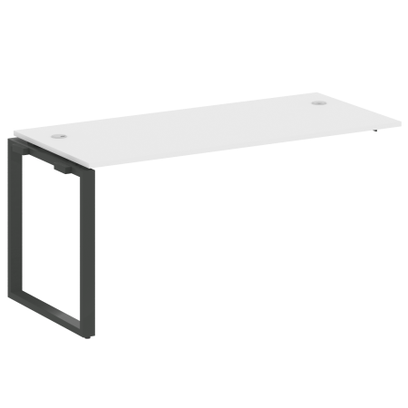 Проходной наборный элемент рабочей станции Metal System Style БО.ПРС-СП-1.4 1600x720x750 (Белый/Антрацит металл)