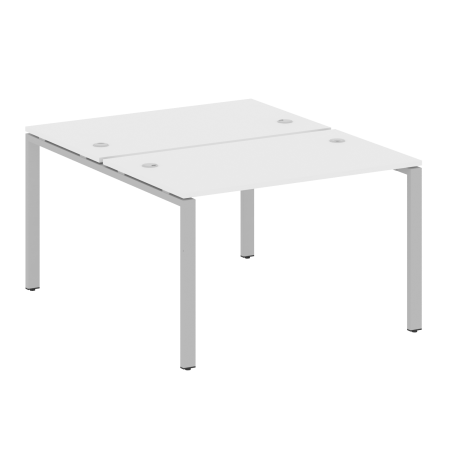 Рабочая станция Metal System Style БП.РАС-СП-2.2 1200x1475x750 (Белый/Серый металл)