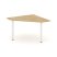 Угловой элемент переговорного стола SN-6.UPRG-031 (1180х1180х750) (Тиквуд Светлый/Металл Антрацит)