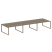 Рабочая станция Metal System Style БО.СМ-6.4 4800x1475x750 (Дуб Наварра/Серый металл)