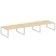 Рабочая станция Metal System Style БО.СМ-6.5 5400x1475x750 (Дуб Наварра/Серый металл)