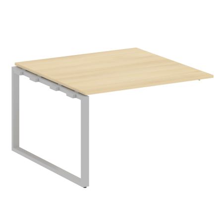 Проходной наборный элемент переговорного стола Metal System Style БО.ППРГ-2 1200x1235x750 (Акация/Серый металл)