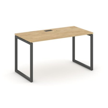 Стол письменный SN-4O.SP-001 (980х600х750) (Тиквуд Светлый/Металл Антрацит)