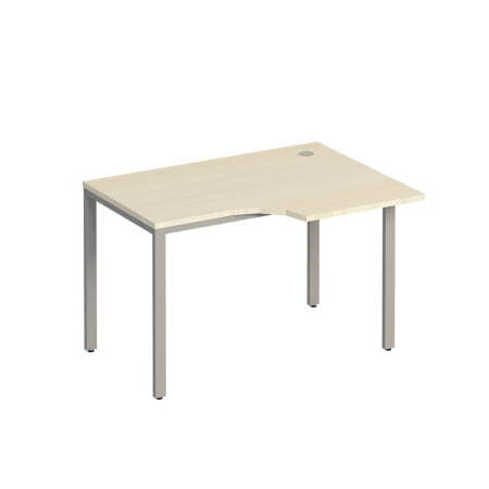 Стол эргономичный правый на металлокаркасе  Комфорт МП2 К 192 1200x900x750 (Дуб шамони светлыйСерый)