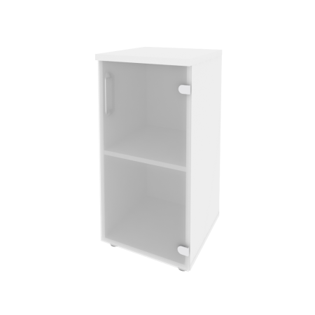 Шкаф низкий узкий правый Onix O.SU-3.2R 400x420x823 (Белый Бриллиант)