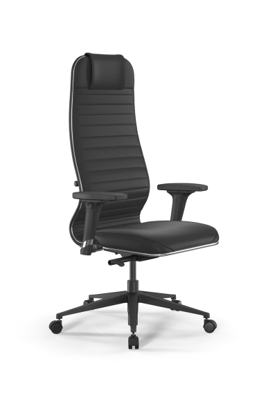 Кресло для руководителя Метта SynchroSit 10 B1-117D - Extra /Um02/Wm12/D02P(M23.B11.G19.W02) (Черный)