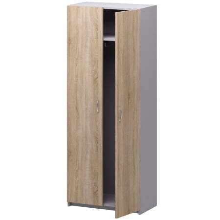 Офисный шкаф для одежды Бюджет 2555 716x349x1810 (Дуб сонома)