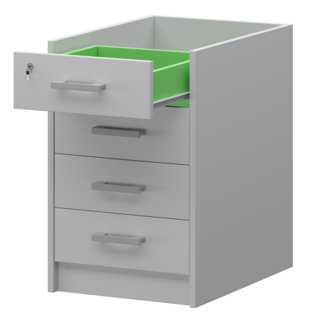 Корпус тумбы приставной Арго АТ-07 440x600x740 (Белый)