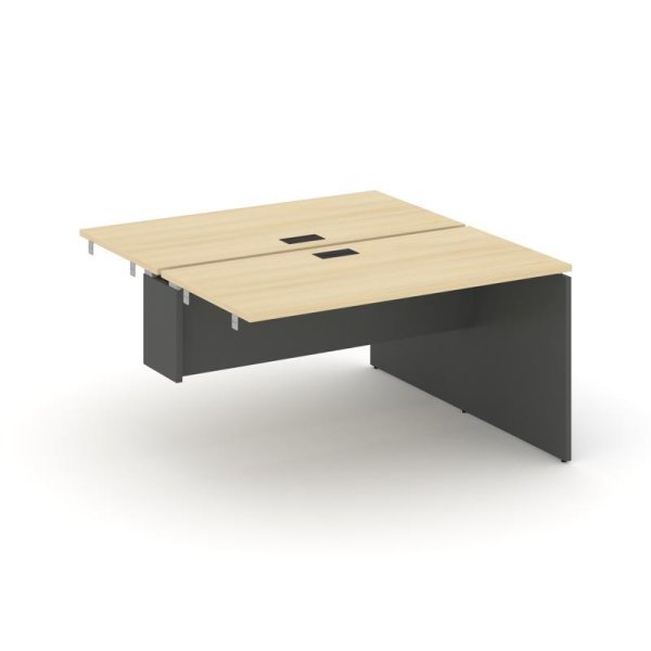 Стол-приставка к опорным элементам SN-D.DPRS-013 (1380х1432х750) (Акация Лорка/Антрацит)