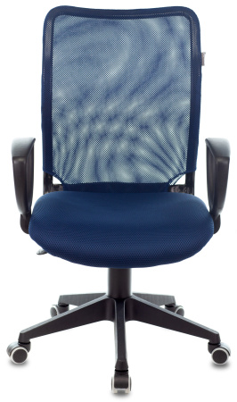 Кресло CH-599AXSN темно-синий TW-05N сиденье темно-синий TW-10N крестов. пластик (Темно-синий)