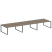Рабочая станция Metal System Style БО.СМ-6.5 5400x1475x750 (Дуб Наварра/Серый металл)