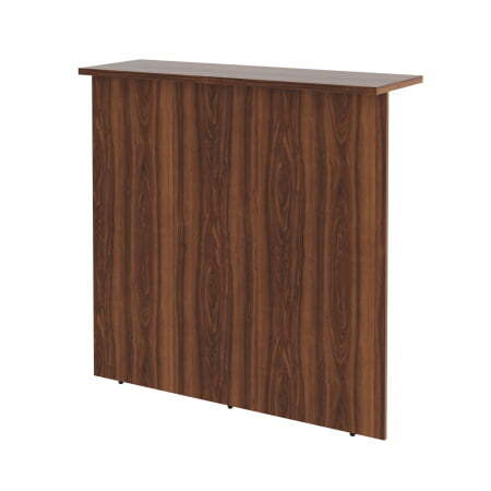 Стойка ресепшен прямая Dex DMS 070 700x400x1200 (Орех Даллас)