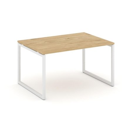 Стол переговорный SN-4O.SPRG-002.3 (1180х980х750) (Тиквуд Светлый/Металл Белый)