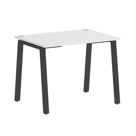 Стол письменный VR.SP-3-98.A 980х720х720 (Белый Бриллиант/Антрацит Металл)