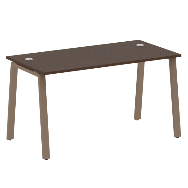 Стол письменный Metal System Style БА.СП-3 1400x720x750 (Венге Цаво/Мокко металл)