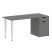 Стол письменный VR.SP-3-158.1 1580x720x750 (Серый)