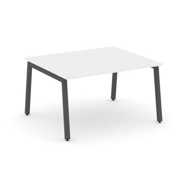 Стол переговорный SN-5A.SPRG-032.3 (1180х1180х750) (Белый/Металл Антрацит)