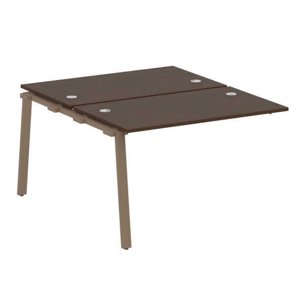 Проходной наборный элемент рабочей станции Metal System Style БА.ПРС-СП-2.2 1200x1475x750 (Венге Цаво/Мокко металл)