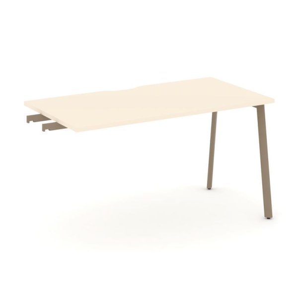 Стол приставка к опорным тумбам ES.SPR-3-VP (1380х730х750) (Сатин/Металл Латте)