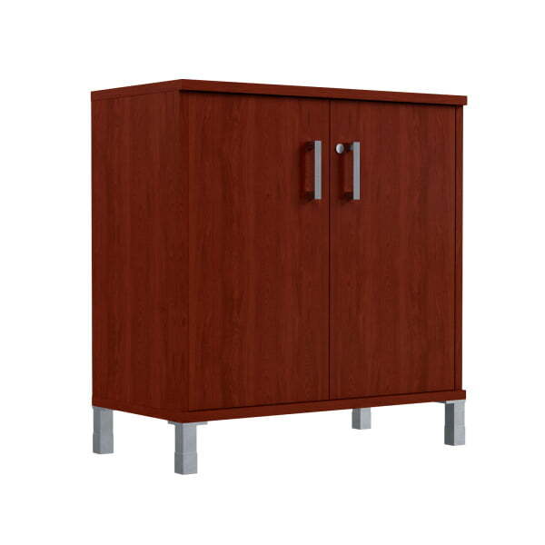 Шкаф 2 уровня, широкий глухие двери с замком Born B 410.3RZ 900x450x920 (Бургунди)