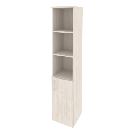 Шкаф высокий узкий правый Onix O.SU-1.1R 400x420x1977 (Денвер Светлый)