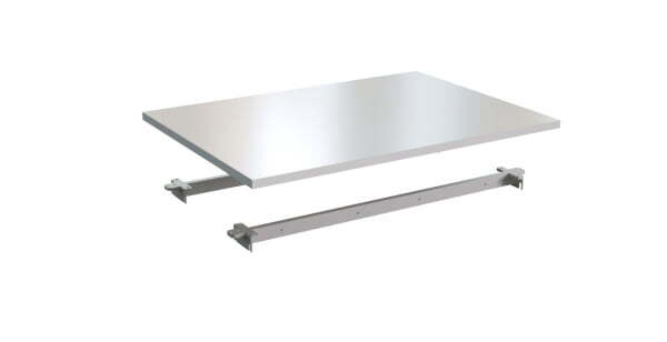 Столешница одинарная 100 Steel 11100 1000x700x25 (Белый)