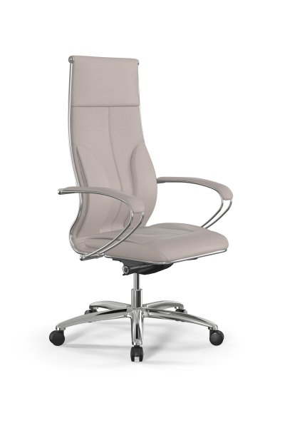 Кресло для руководителя Метта Samurai L1-11K - Infinity /Kc06/Wm06/K2cL(M26.B31.G20.W03) (Светло-бежевый)