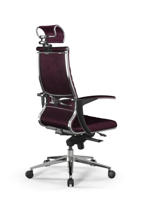 Кресло для руководителя Метта Samurai L2-13U - GoyaLE /Kc31/Wm31/U0mV-mL/H2cV-3D(M06.B32.G11.W03) (Фиолетовый)