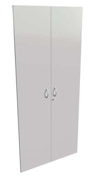 Двери деревянные высокие с замком Steel 11552 800x16x1775 (Белый)