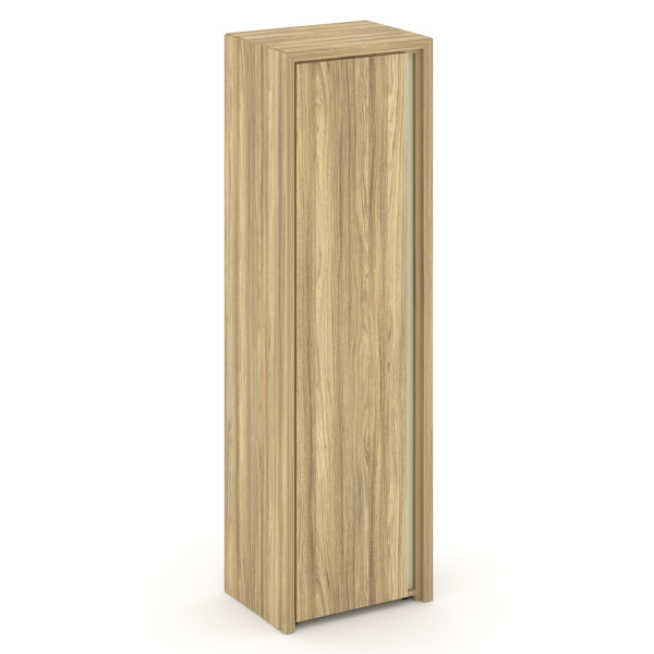 Шкаф высокий узкий Corner COR.SU-1.9 (L) (600x450x2000) (Гикори Песочный-Ваниль)