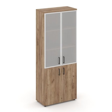 Шкаф высокий широкий SN.STS-103 (796х400х1982) (Дуб Табак/Сатин)