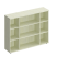 Каркас шкафа комбинированного среднего Комфорт КФ К.522 1540x38x1156 (Дуб шамони темный)
