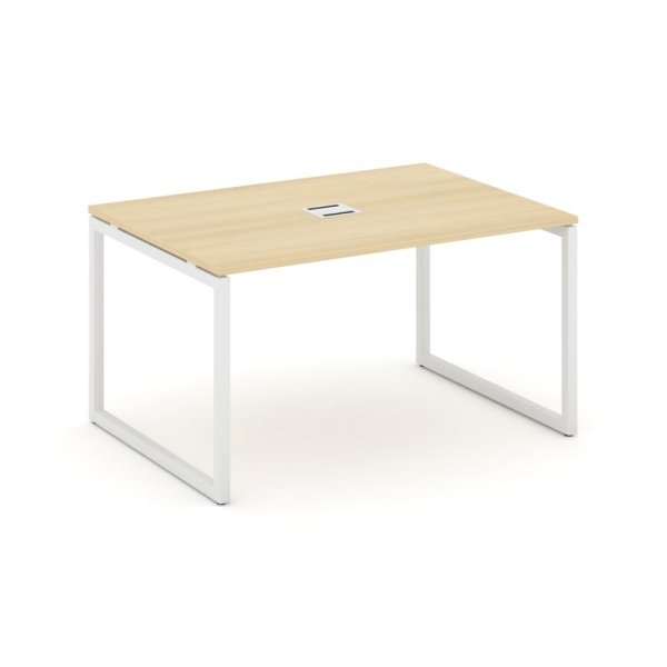 Стол переговорный SN-4O.SPRG-001 (980х980х750) (Акация Лорка/Металл Белый)