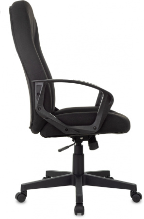 Кресло руководителя T-898 черный 3С11 крестов. пластик (Черный)
