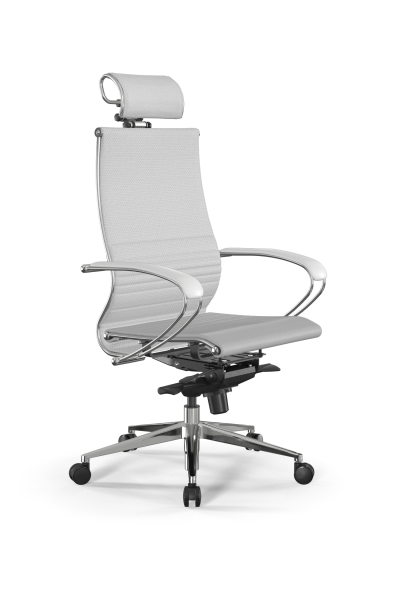 Кресло для руководителя Метта Samurai L2-7K - Infinity /Kc04/Nc04/K2cL/H2cL-3D(M06.B32.G11.W03) (Белый)