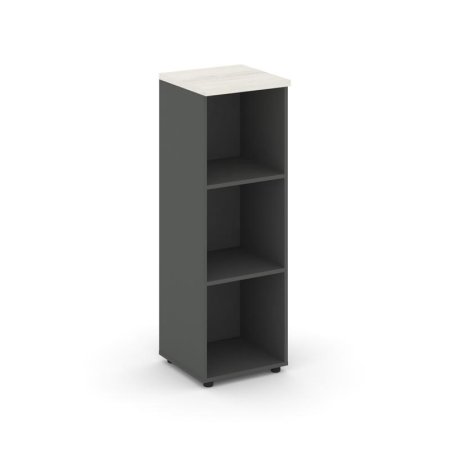 Стеллаж средний узкий SN.STU.E-200 (400х400х1203) (Антрацит/Дуб Наварра)