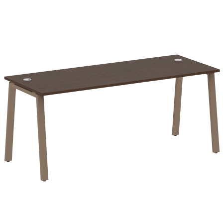 Стол письменный Metal System Style БА.СП-5 1800x720x750 (Венге Цаво/Мокко металл)