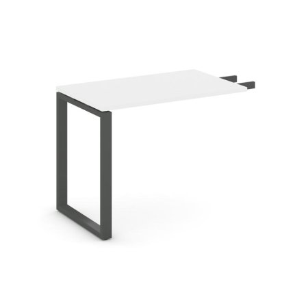 Брифинг-приставка SN-6O.BR-003 (980х600х750) (Белый/Металл Антрацит)