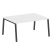 Стол для переговоров (1 столешница) на А-образном м/к Metal System Style БА.ПРГ-1.4 1600x1235x750 (Дуб наварра/Серый металл)
