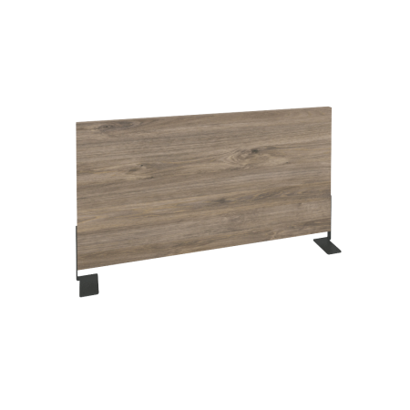 Экран боковой ЛДСП Onix O.EKR-72 720x370x18 (Тиквуд Темный/Черный)