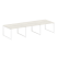 Переговорный стол 3 столешницы Metal System Style БО.ПРГ-3.2 3600x1235x750 (Дуб Наварра/Серый металл)