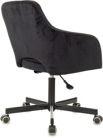 Кресло CH-380M черный Italia Black крестов. металл (Черный)