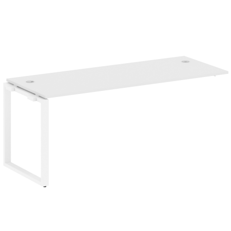 Проходной наборный элемент рабочей станции Metal System Style БО.ПРС-СП-1.5 1800x720x750 (Белый/Белый металл)