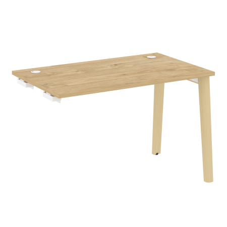 Стол-приставка к опорным элементам на деревянных опорах Onix Wood OW.SPR-2.7 1180x720x750 (Тиквуд Светлый/Дуб Светлый)