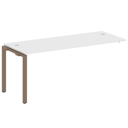 Проходной наборный элемент рабочей станции Metal System Style БП.ПРС-СП-1.5 1800x720x750 (Белый/Мокко металл)